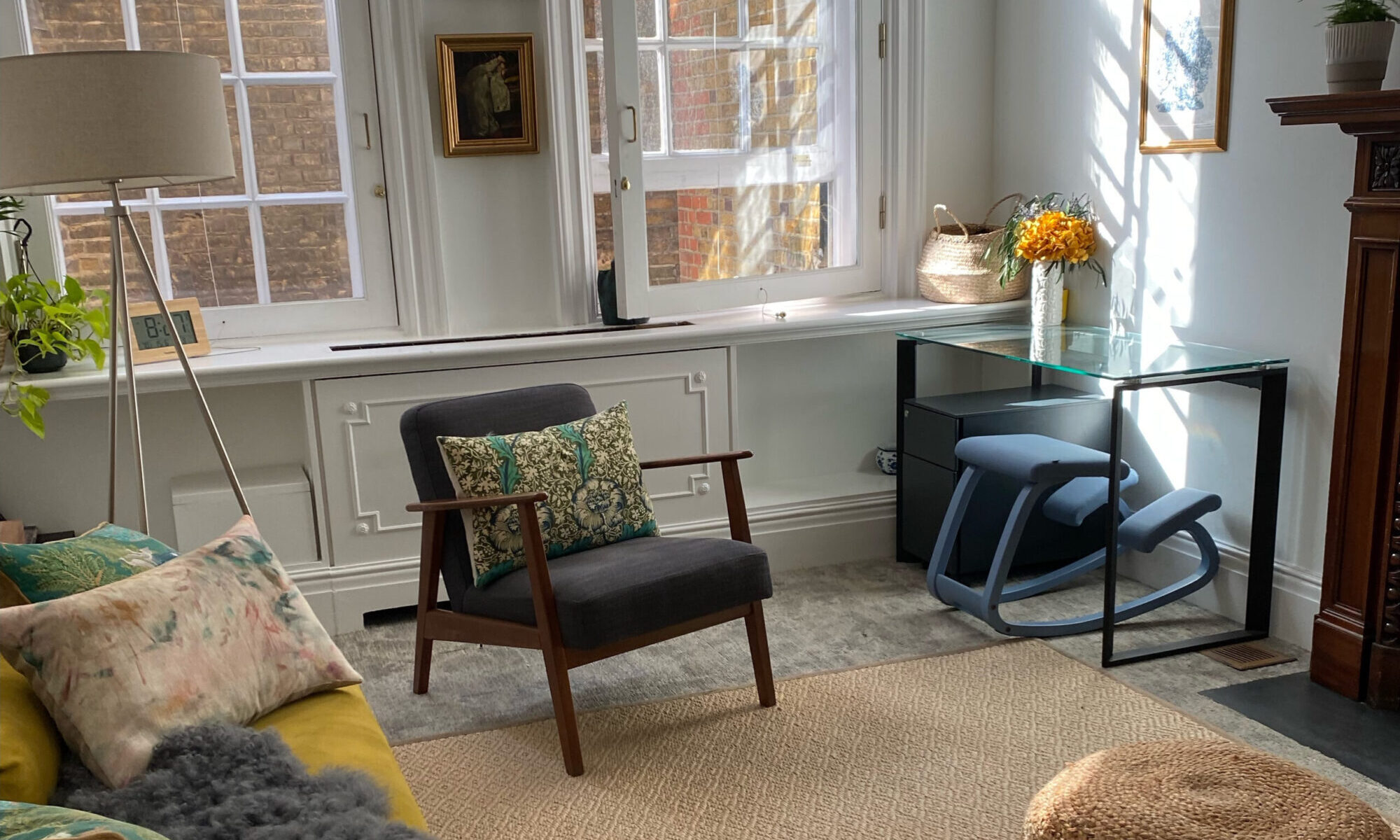 yellow sofa room
